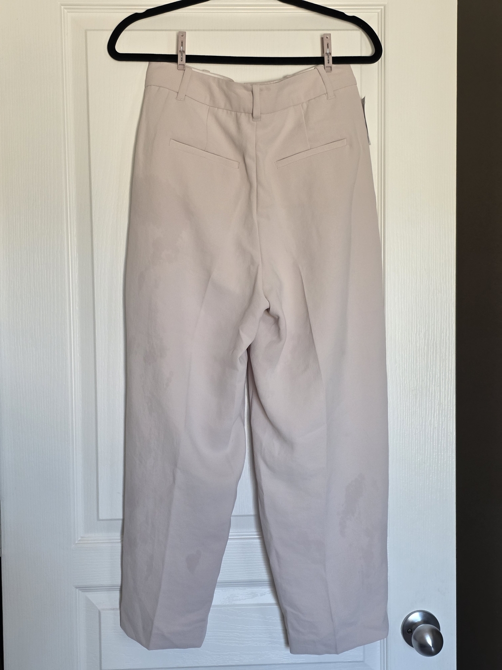 NWT Aritzia Wilfred Carrot Crepe Pants (Short) - Vin Gris Size 8 - Picture 4 of 8